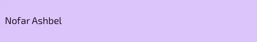 Nofar Ashbel